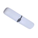 Toothbrush holder for travel, white color, model S01DA